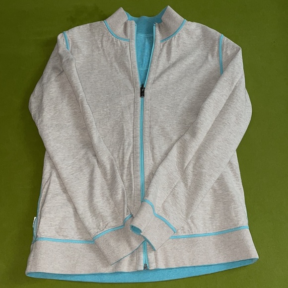 Reversible Tommy Bahama zip up - Picture 4 of 4